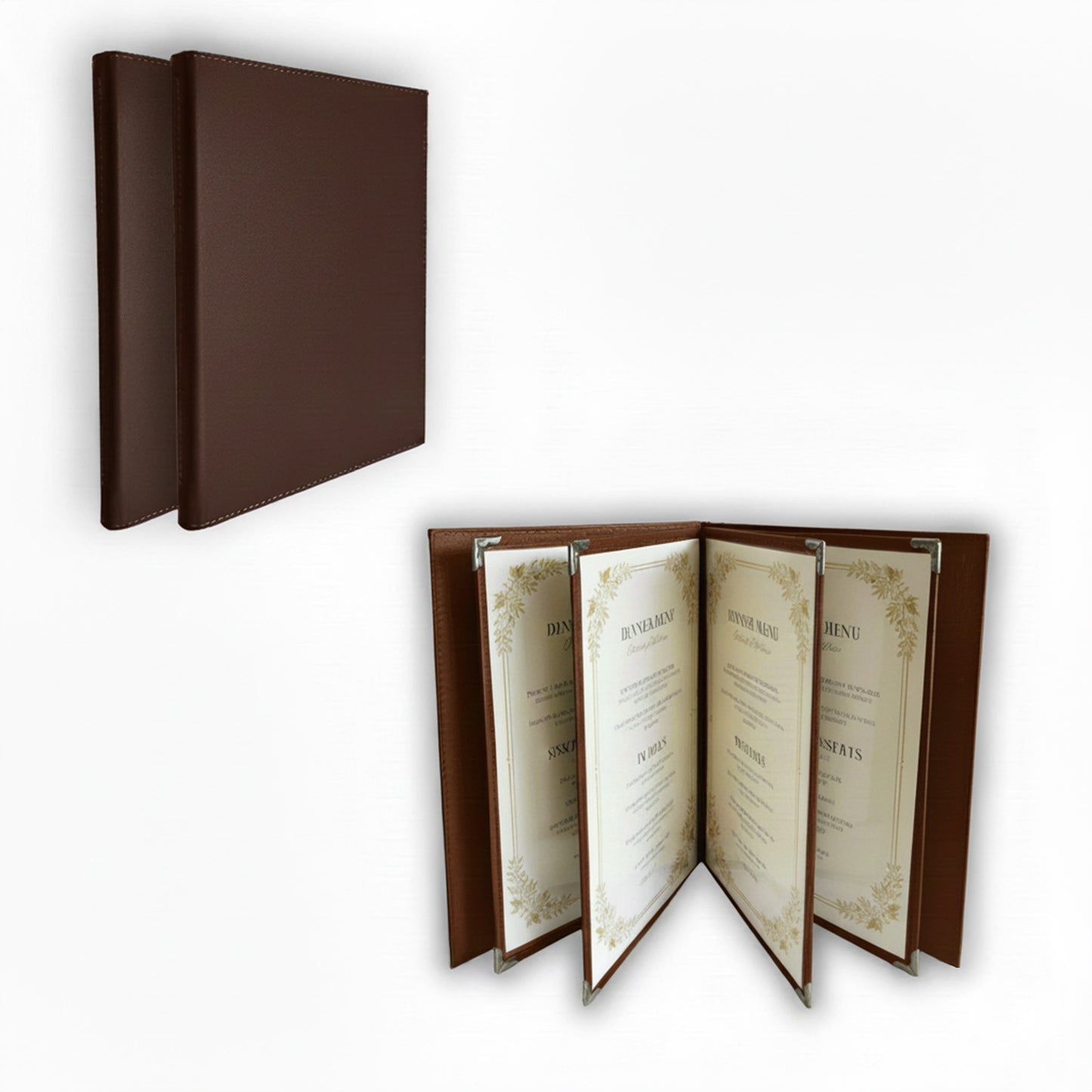 Modern Smooth Leather Menu Series